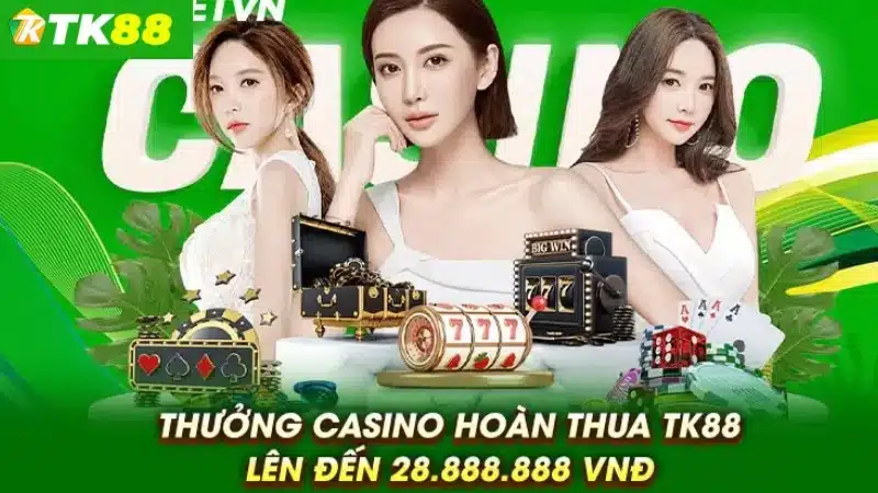 Khuyến mãi hoàn thua độc quyền dành cho sảnh cược casino